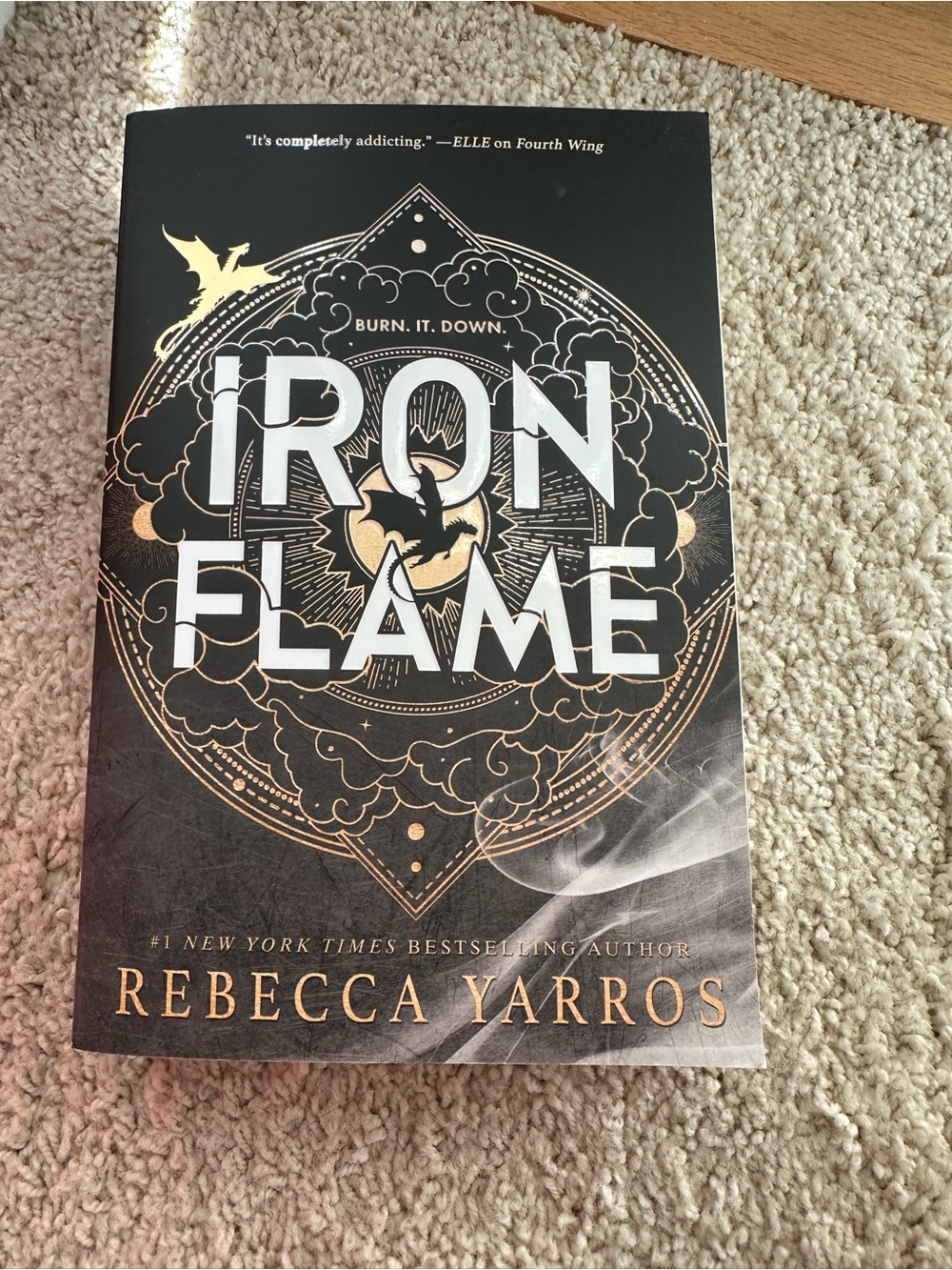 Iron Flame by Rebecca Yarros - Paperback with Sprayed Edges